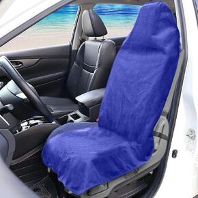 Waterproof Sweat Towel Car Seat Cover Sweat Carseat Protector,Perfect for Universal Anti-Slip Car Truck SUV Seat, Great for Post Gym Workout, Running, Swimming, Beach and Hiking (Black) in Saudi Arabia