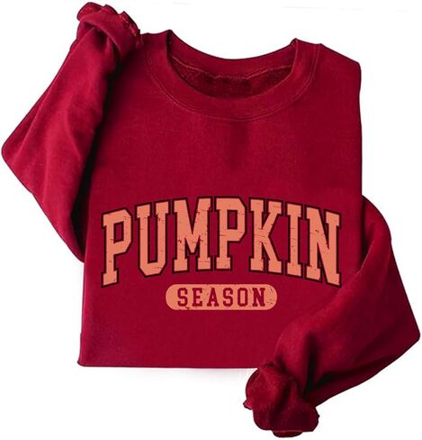 Fall Pumpkin Season Crewneck Sweatshirt Retro Halloween Sweatshirt Thanksgiving Gift in Kuwait