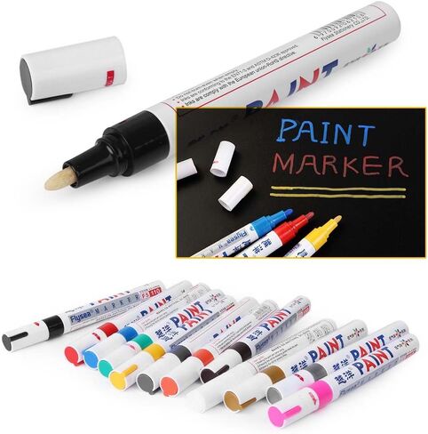 CNHSSSK23 Universal Marker Marker Pens Marker Paint Marker Red 1PC Plastic Plastic for Tyre Lettering Car Care in Kuwait