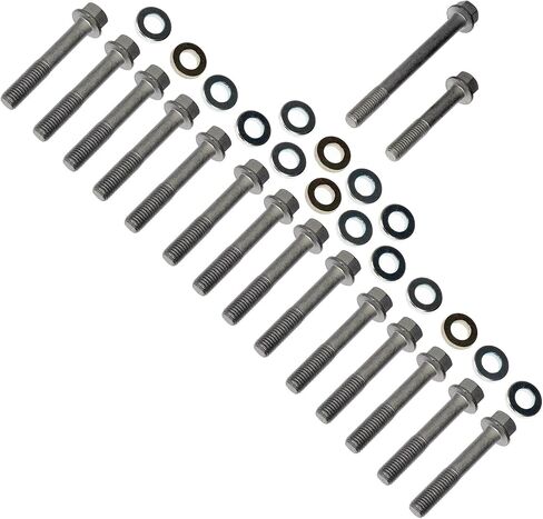 Apdty 162680 العادم Mifold Bolt Stud Arty Kit Fits 6.6L Duramax in Saudi Arabia