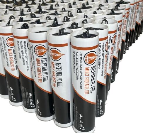 Republic Oil Heavy Duty High Temp 3% Moly EP #1 Lithium Complex Grease (10 Pack Tubes) in Kuwait