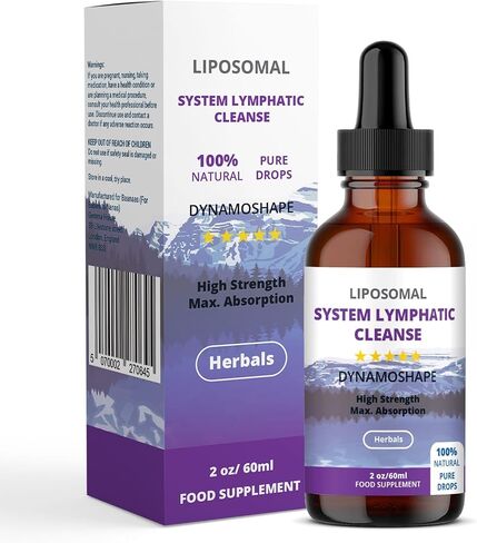 Lymphatic Drainage Drops | Lymphatic Drainage | Organic Lymphatic Drainage for Immune Support | Lymphatic Support Supplement | Vegan | Non-GMO | Gluten Free | 1 Fl Oz… in Saudi Arabia