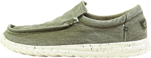 Hey Dude Boy's Wally Youth Stretch Navy Size 6 | Youth's Shoes | Youth Slip-on Loafers | Comfortable & Light-Weight in Saudi Arabia