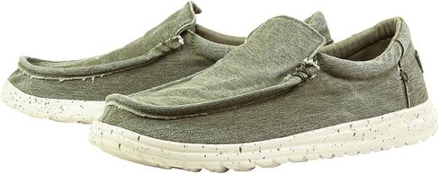 Hey Dude Boy's Wally Youth Stretch Navy Size 6 | Youth's Shoes | Youth Slip-on Loafers | Comfortable & Light-Weight in Saudi Arabia