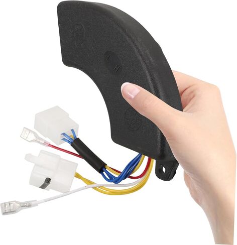PRETYZOOM Voltage Regulator Stabilizer Generator Volt Regulator Plastic Black in Saudi Arabia