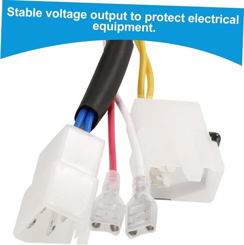 PRETYZOOM Voltage Regulator Stabilizer Generator Volt Regulator Plastic Black in Saudi Arabia