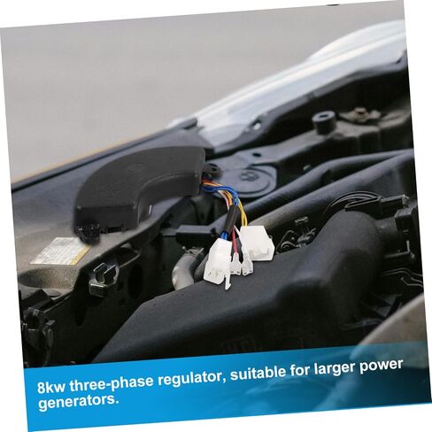 PRETYZOOM Voltage Regulator Stabilizer Generator Volt Regulator Plastic Black in Saudi Arabia
