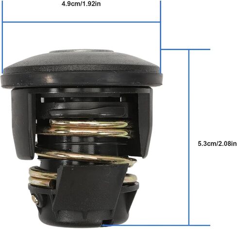 Car Fuel Cap Lock with 2 Keys Suitable for Citroen C25 For Fiat Ducato For Peugeot J5 Talbot Express OE: 5899119 46576969 in Saudi Arabia