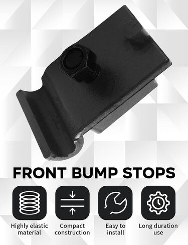 Front Bump Stops Fit for Chevy S10,Blazer,S15,Fit for GMC Jimmy,Sonoma, Typhoon,Fit for Bravada Models,Upper Control Arm Jounce Bumpers for 4WD Only Replace 1559A-A0236 2PCS in Saudi Arabia
