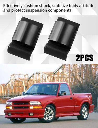 Front Bump Stops Fit for Chevy S10,Blazer,S15,Fit for GMC Jimmy,Sonoma, Typhoon,Fit for Bravada Models,Upper Control Arm Jounce Bumpers for 4WD Only Replace 1559A-A0236 2PCS in Saudi Arabia