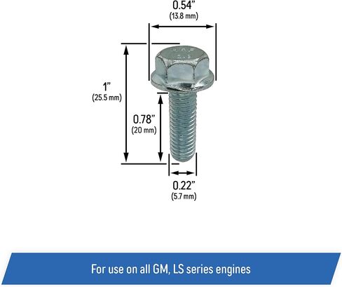بديل لمجموعة أدوات الترباس الحريص الزيت لجميع محركات Chevy GM ، LS Series - 4.8L ، 5.3L ، 6.0L ، 6.2L ، LS1 ، LS2 ، LS3 ، LS7 ، LQ4 (7 Pack) in Saudi Arabia