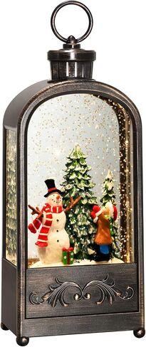 Christmas Snow Globe Ballerina Nutcracker Snow Globe Lantern with Music Glittering Lighted Christmas Tree and Clara Snow Globe Table Decoration for Girls,USB and Battery Operated, 8.2" in Saudi Arabia