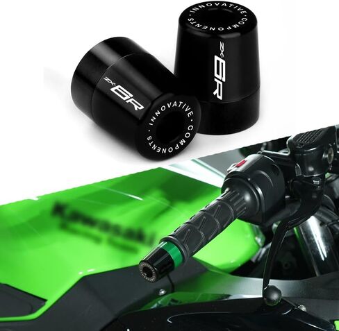 Motorcycle HandleBar Ends Fit For Ninja ZX-6R - 2024 2025 + | Ninja ZX-6R Handle Bar End 2024 ZX6R HandleBar 2025 ZX6R Accessories GN in Kuwait
