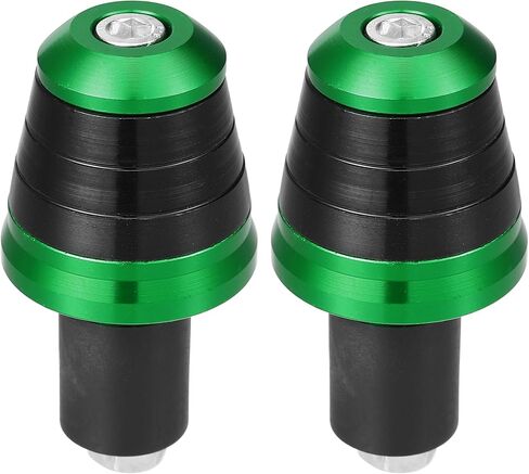 دراجة نارية مقود المقود End Plug Alumoinum alloy 18mm-20mm 0.71 "-0.79" 33.5mm OD Former | المقبض الأمامي شريط قبضة Cap Gear توازن التوصيل الأخضر 1 زوج in Kuwait