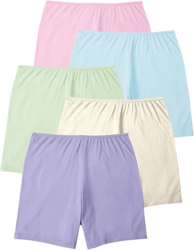 Comfort Choice Plus Size Cotton Boxer 5-Pack in Kuwait
