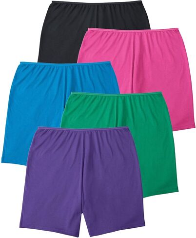 Comfort Choice Plus Size Cotton Boxer 5-Pack in Kuwait