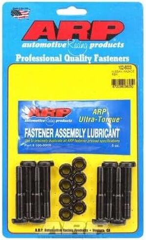 بديل للتآزر لتوصيل ROD BOLT KIT عالي الأداء HEX HEAD 8740 Chromoly أكسيد أسود نيسان KA24DE in Kuwait