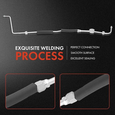 مجموعة خرطوم خط السائل A-Premium A/C متوافقة مع شيفروليه C3500 1994-2000 ، K3500 1994-2000 و GMC C3500 1994-1995 ، K3500 1994-2000 ، 6.5L ، المكثف إلى المبخر ، بدون أنبوب فتحة in Saudi Arabia