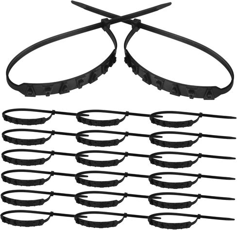 Cabilock 20pcs سلاسل الإطارات الثلجية للدراجات النارية سلاسل التزلج المتينة للجر للجر الطارئ سهلة التثبيت متوافقة مع عجلتين وثلاث سيارات العجلات in Kuwait