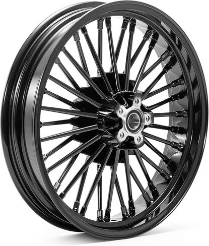 TOFR 16inch Chrome Front Rear Wheels Rims Tubeless Fat King Spokes For Harley Heritage Softail,FLSTN Deluxe,FXSTD Deuce,FLSTSC Springer Classic,FLSTF Fat Boy, FLS Slim,FXSTB Night Train,FXST Standard in Saudi Arabia