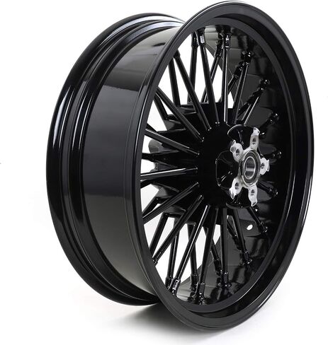 TOFR 16inch Chrome Front Rear Wheels Rims Tubeless Fat King Spokes For Harley Heritage Softail,FLSTN Deluxe,FXSTD Deuce,FLSTSC Springer Classic,FLSTF Fat Boy, FLS Slim,FXSTB Night Train,FXST Standard in Saudi Arabia