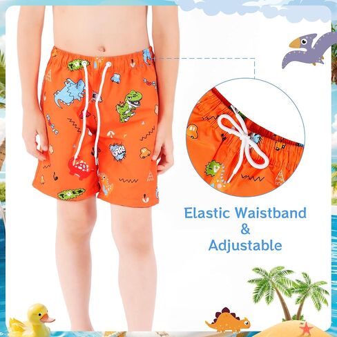 Boys Swim Trunks Toddler Swim Shorts Boys Bathing Suit Kids Swimsuit-Quick Dry,for 3-12 Years in Kuwait