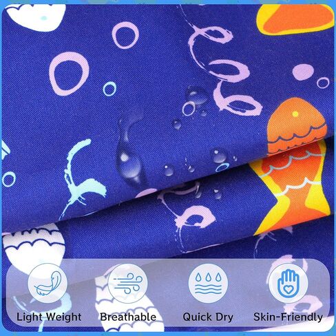 Boys Swim Trunks Toddler Swim Shorts Boys Bathing Suit Kids Swimsuit-Quick Dry,for 3-12 Years in Kuwait