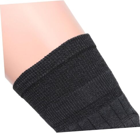 1 Pair Breathable Wool Knee Warmer Sleeves for Winter Thicken Elastic Knee Pads Unisex Dark Grey for Running Cycling Outdoor Activities Warmth Injury Prevention Random Color in Saudi Arabia