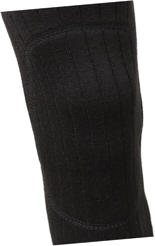 1 Pair Breathable Wool Knee Warmer Sleeves for Winter Thicken Elastic Knee Pads Unisex Dark Grey for Running Cycling Outdoor Activities Warmth Injury Prevention Random Color in Saudi Arabia