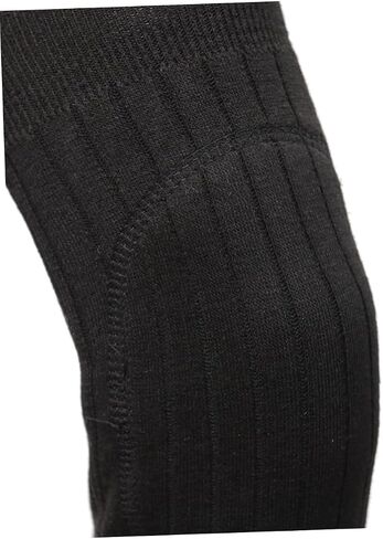 1 Pair Breathable Wool Knee Warmer Sleeves for Winter Thicken Elastic Knee Pads Unisex Dark Grey for Running Cycling Outdoor Activities Warmth Injury Prevention Random Color in Saudi Arabia
