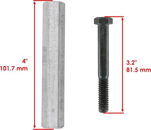 Caltric 2x Rear Upper A-Arm Stabilizer Rod Compatible with Polaris 5020827 Length 213.6mm in Saudi Arabia