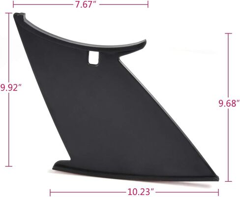 CHEDA Wing Stabilizer,Compatible with 2011-2014 Subaru WRX STI,4 PCS,Black in Saudi Arabia