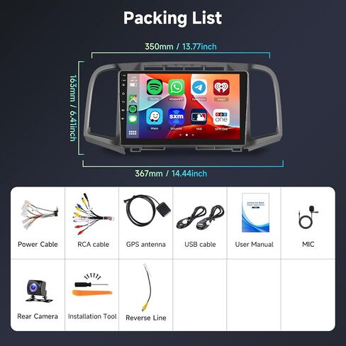 Hodozzy 4G+64G Android Car Stereo for Toyota Venza 2008-2016 Radio with Wireless Carplay Android Auto Mirror Link, 9 inch Touch Screen Radio with GPS, Mirror Link, Bluetooth, WiFi, 32EQ, FM/RDS Radio in Saudi Arabia