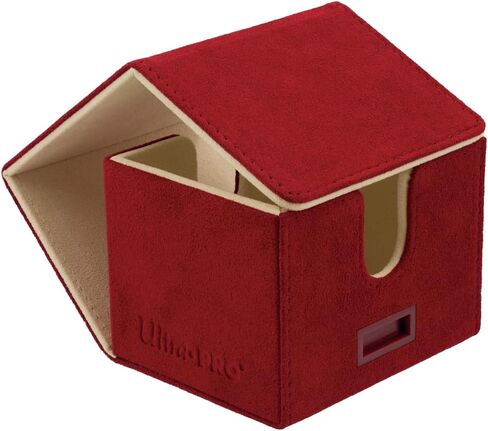 Ultra Pro - Vivid Alcove Edge Deck Box (Blue) - Protect and Store up to 100 Double Sleeves Standard Size Cards, Perfect for Sports Cards, Gaming Cards & Collectible Trading Cards in Saudi Arabia