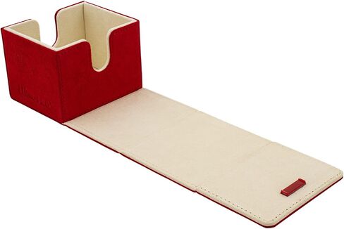 Ultra Pro - Vivid Alcove Edge Deck Box (Blue) - Protect and Store up to 100 Double Sleeves Standard Size Cards, Perfect for Sports Cards, Gaming Cards & Collectible Trading Cards in Saudi Arabia