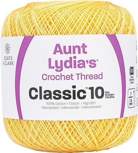 معاطف وكلارك Aunt Lydia's Crochet Thread Cotton Classic 10-6 Skein Assortment (المحيط) in Kuwait