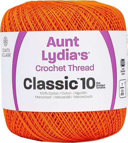 معاطف وكلارك Aunt Lydia's Crochet Thread Cotton Classic 10-6 Skein Assortment (المحيط) in Kuwait