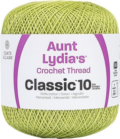 معاطف وكلارك Aunt Lydia's Crochet Thread Cotton Classic 10-6 Skein Assortment (المحيط) in Kuwait