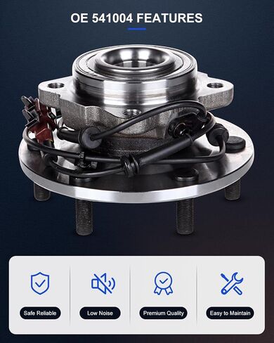 ECCPP Wheel Hub and Bearing Assembly Rear 541004 fit for Infiniti Qx56 2004-2010, for Nissan Armada 2005-2011, for Nissan A 6 Lugs Wheel Bearing Hubs with ABS 1pc in Saudi Arabia