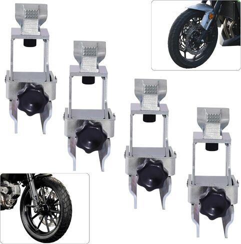4pcs Tire Changer Adapter, Tire Changer Motorcycle ATV Adapter, Tire Clamping Machine Motorcycle Fixture Type B Tire Changer Motorcycle Tool Motorcycle Tire Picking Clamps in Saudi Arabia