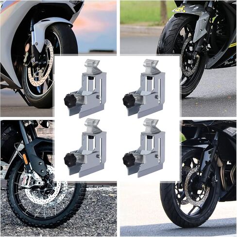 4pcs Tire Changer Adapter, Tire Changer Motorcycle ATV Adapter, Tire Clamping Machine Motorcycle Fixture Type B Tire Changer Motorcycle Tool Motorcycle Tire Picking Clamps in Saudi Arabia