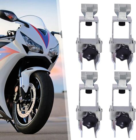 4pcs Tire Changer Adapter, Tire Changer Motorcycle ATV Adapter, Tire Clamping Machine Motorcycle Fixture Type B Tire Changer Motorcycle Tool Motorcycle Tire Picking Clamps in Saudi Arabia