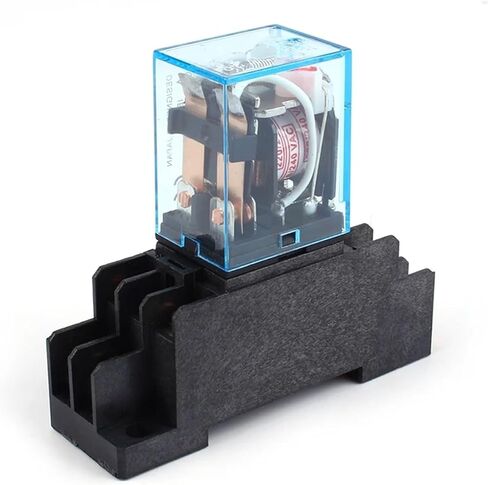 Coil Power Relay 10A DPDT LY2NJ HH62P HHC68A-2Z مع قاعدة المقبس AC 220V in Saudi Arabia
