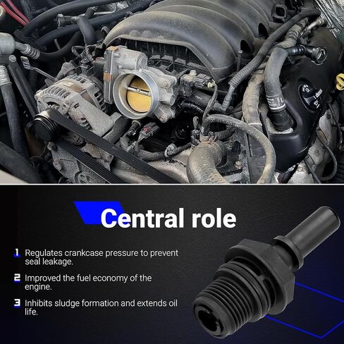 12691880 PCV Valve For 2014-2024 Cadillac Escalade Chevrolet Suburban Tahoe GMC Yukon Replace# 12691880, 12631624 in Saudi Arabia
