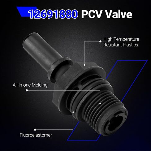 12691880 PCV Valve For 2014-2024 Cadillac Escalade Chevrolet Suburban Tahoe GMC Yukon Replace# 12691880, 12631624 in Saudi Arabia