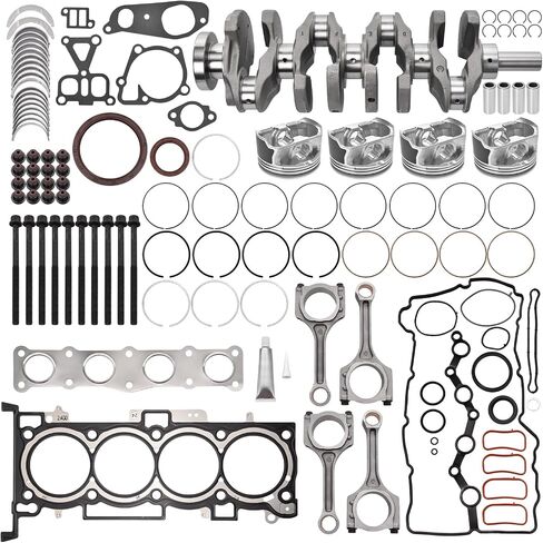 G4KJ 2.4L Engine Rebuild Overhaul Kit w/Crankshaft & Connecting Rods Compatible with KIA Sorento Optima & Sportage 11-2020; for Tucson Sonata & Santa Fe Sport 11-2019 Replace 23111-2G200, 23510-2G500 in Saudi Arabia