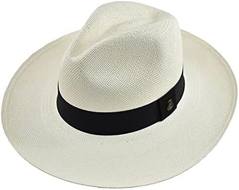 Original Panama Hat - Wide Brim Classic Fedora - Toquilla Straw - Handmade in Ecuador in Saudi Arabia