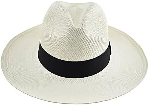 Original Panama Hat - Wide Brim Classic Fedora - Toquilla Straw - Handmade in Ecuador in Saudi Arabia