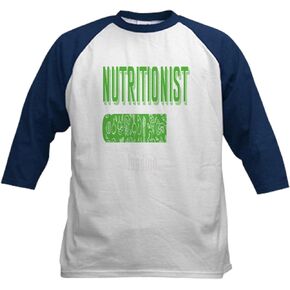 CafePress Health Conscious Dietitian Diet Fo Baseball Jersey Kids Cotton Baseball Jersey, 3/4 Raglan Sleeve Shirt in Saudi Arabia