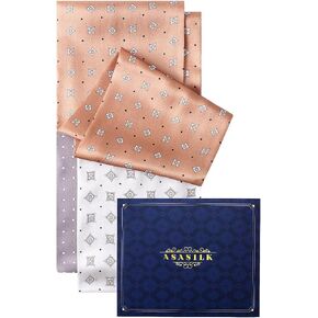 Fashion Silk Scarves, Unisex Mulberry Silk Scarf 6"x 59", Versatile All-Season Accessory for Women & Men, Gift Pouch in Saudi Arabia